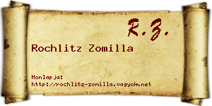 Rochlitz Zomilla névjegykártya